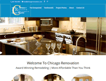 Tablet Screenshot of chicagorenovation.com